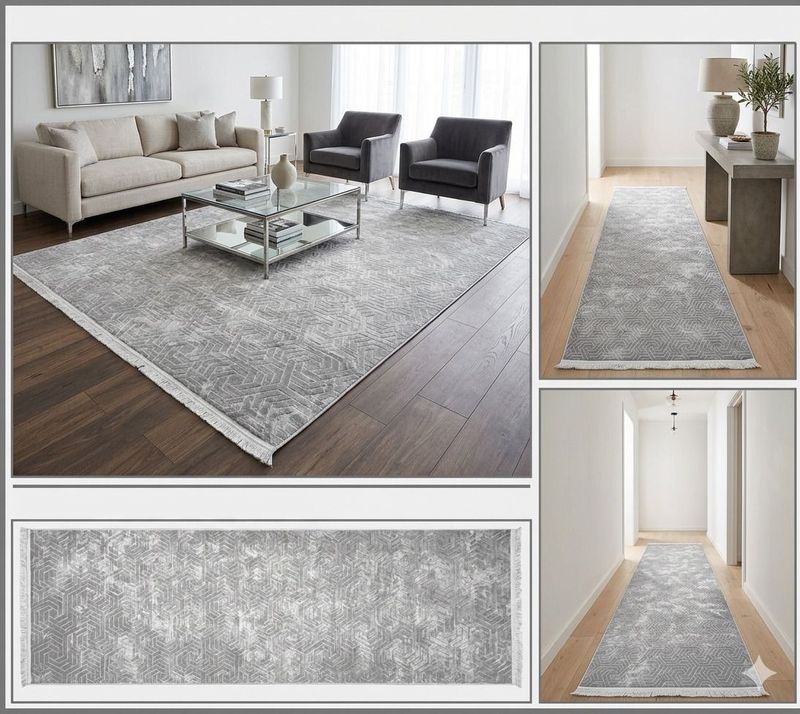 Marbre Gris claire& Blanc