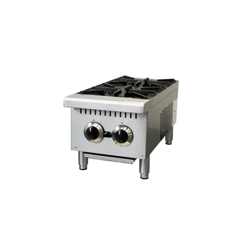 Dessert gas cooker with 2 burners - FG-HP-12-M