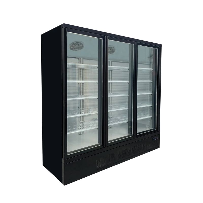 Vertical Refrigerante 3 P/vidrios Abatibles  - VER-R-3P-N