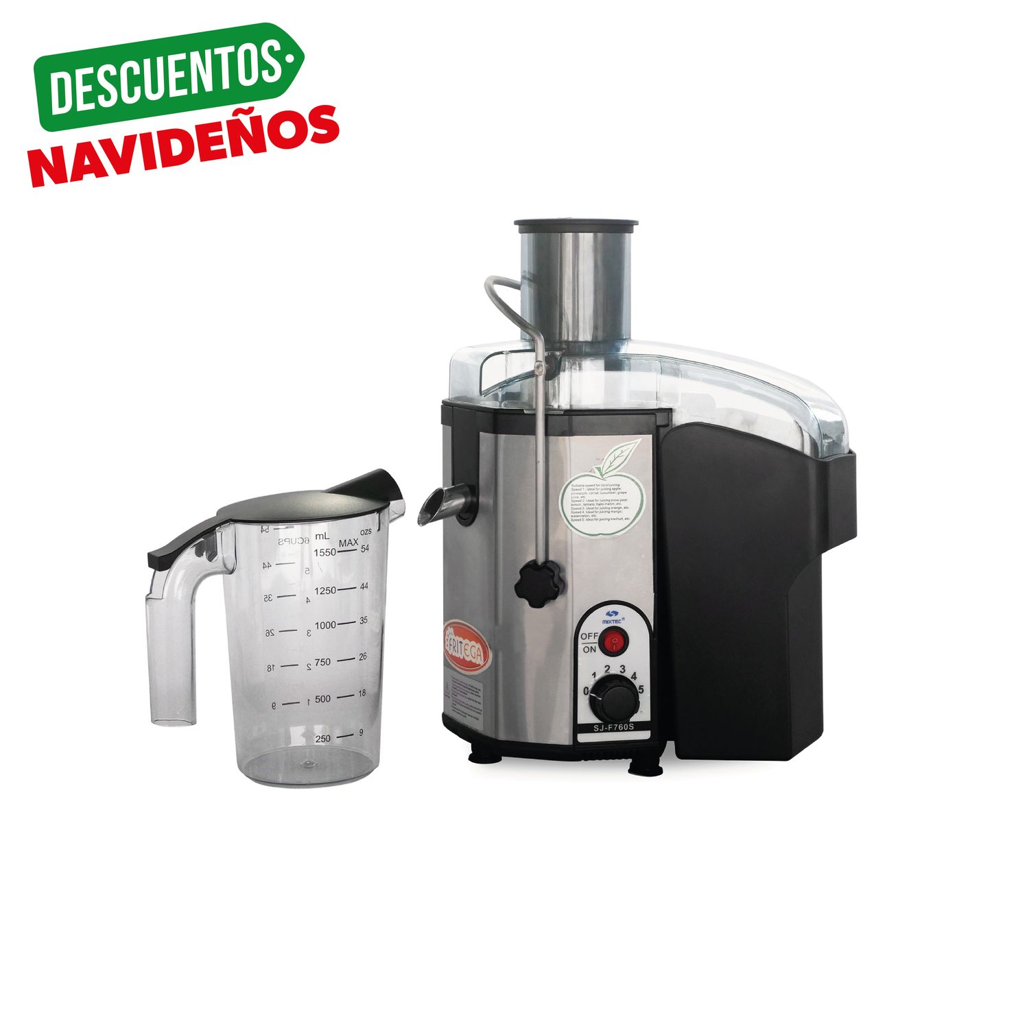 Extractor De Frutas 5 Velocidades - SJ-F760S