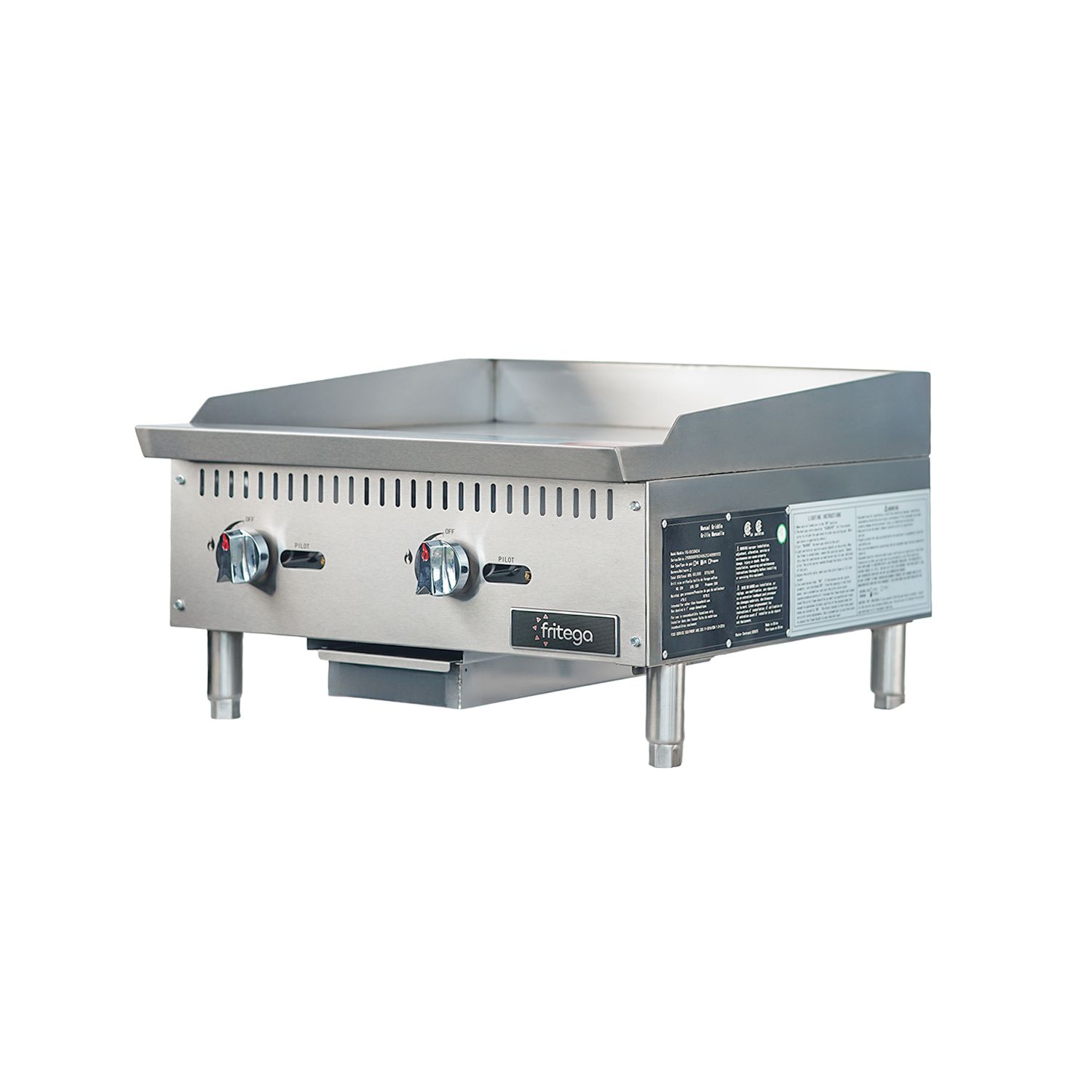 Two-Burner Gas Griddle – FG-DCGM24 Two-Burner Gas Griddle – FG-DCGM24
