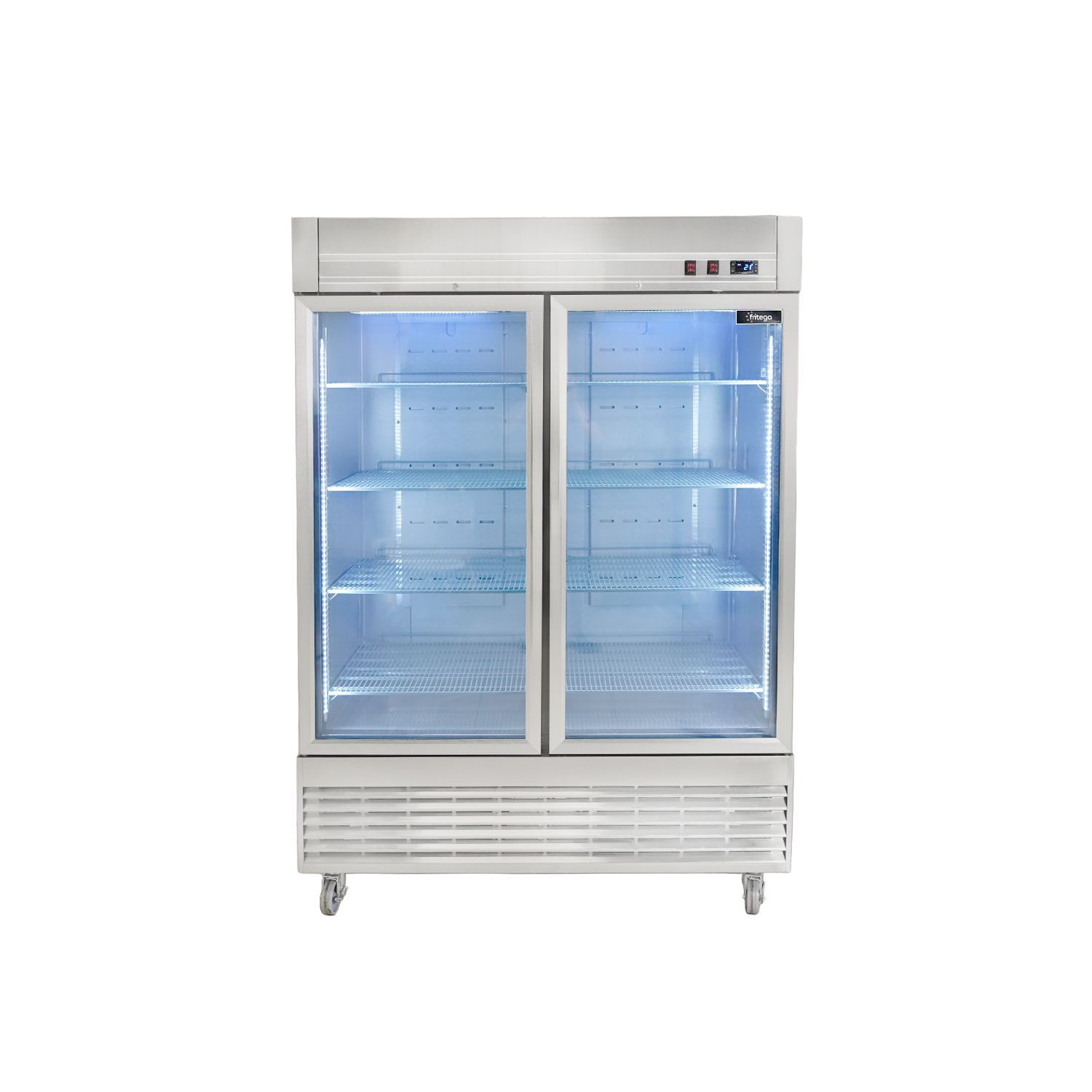 Vertical Refrigerante 2 Puerta Vidrio - FG-D55R-G