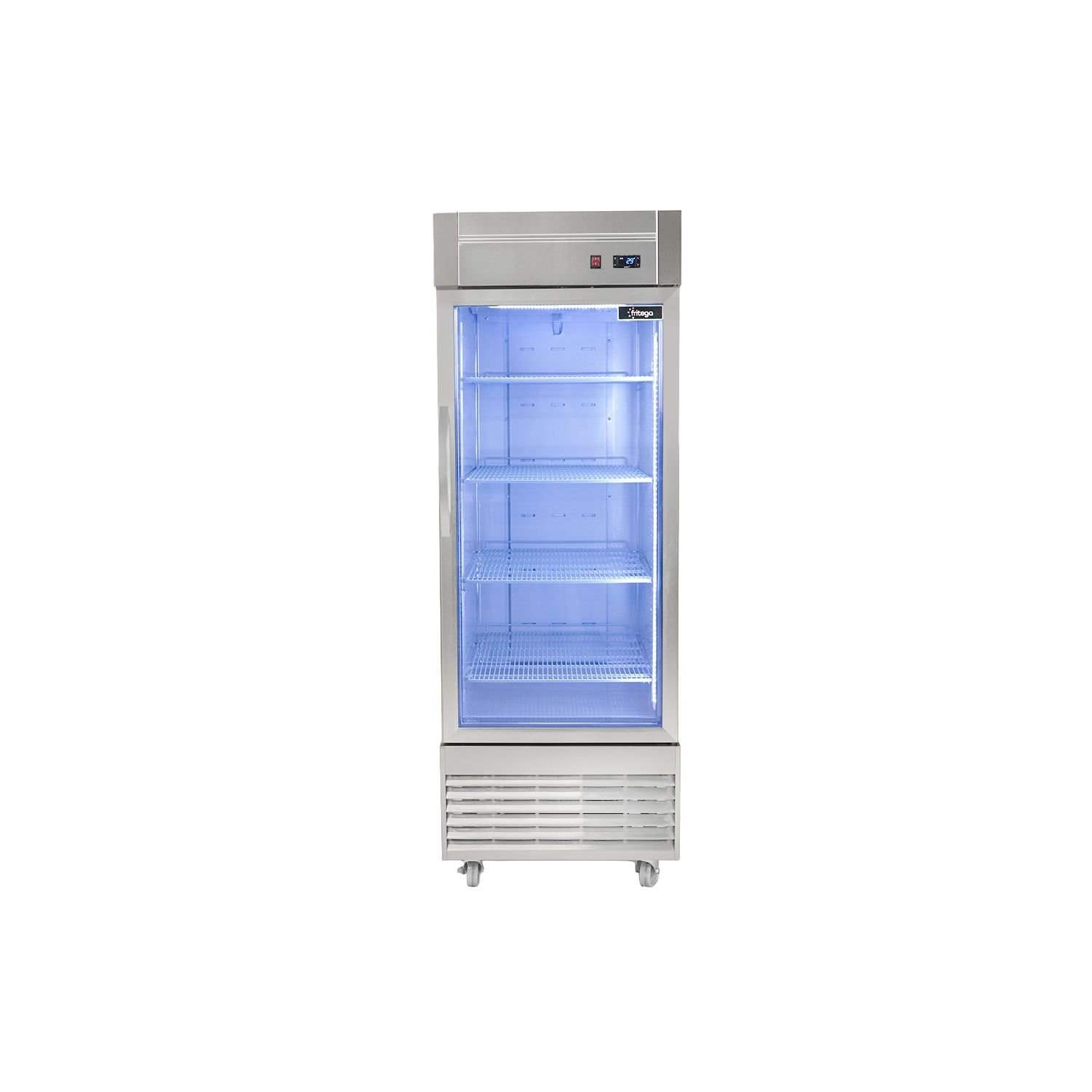Vertical Refrigerante 1 Puerta Vidrio - FG-D28R-G