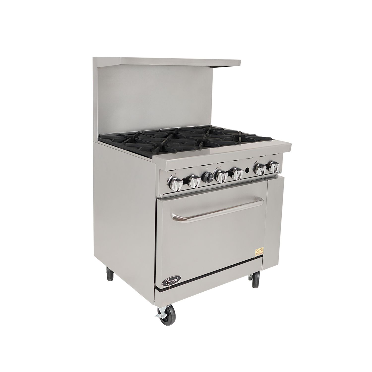 Cocina a gas 6 quemadores con horno - FG-ATO-6B Cocina a gas 6 quemadores con horno - FG-ATO-6B