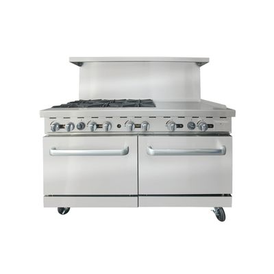 Cocina a gas con plancha y horno - FG-6B24G Cocina a gas con plancha y horno - FG-6B24G