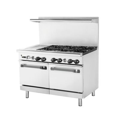 Cocina a gas con plancha y hornos - FG-12G6B Cocina a gas con plancha y hornos - FG-12G6B