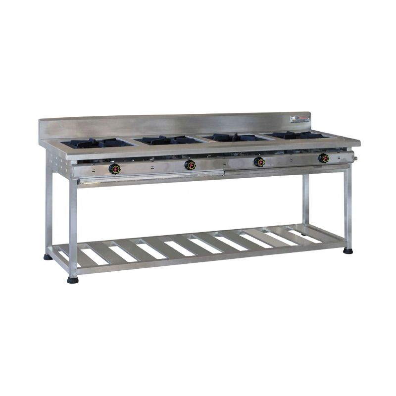 Fritega C-4Q-CP-SH Cocina a gas de 4 quemadores