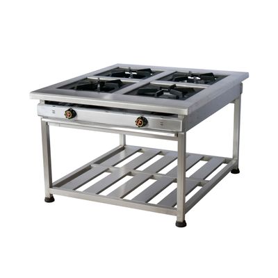 Cocina a gas de 4 quemadores - C-4Q-TI-SH Cocina a gas de 4 quemadores - C-4Q-TI-SH