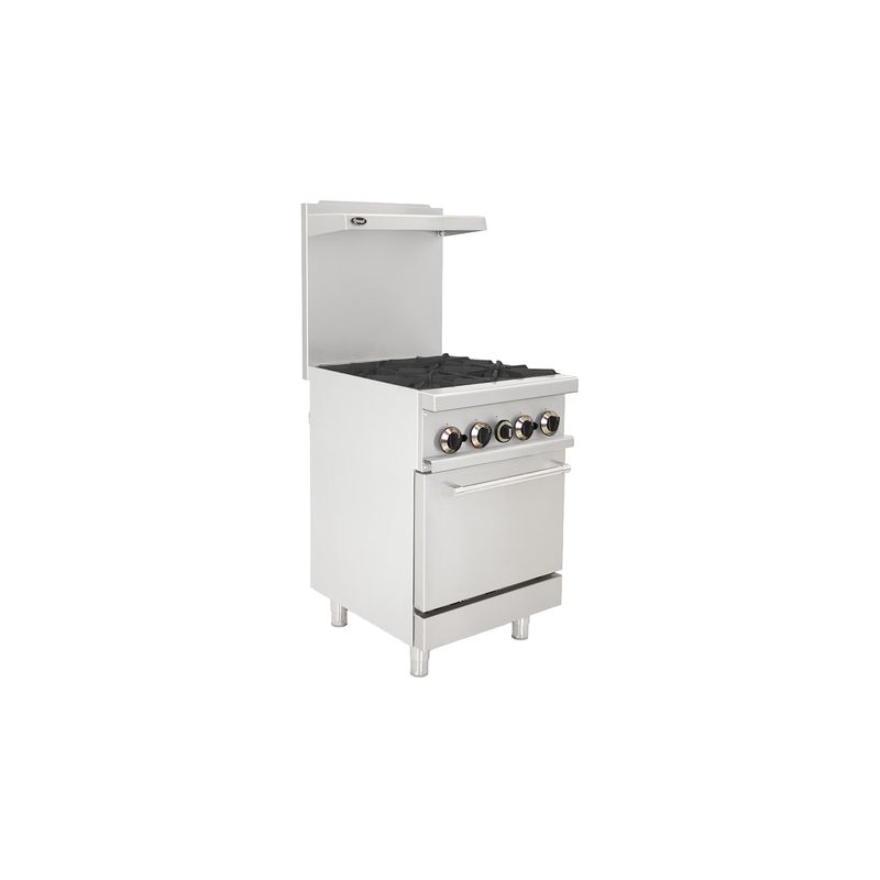 Cocina a gas de 4 quemadores con horno - CP-R24