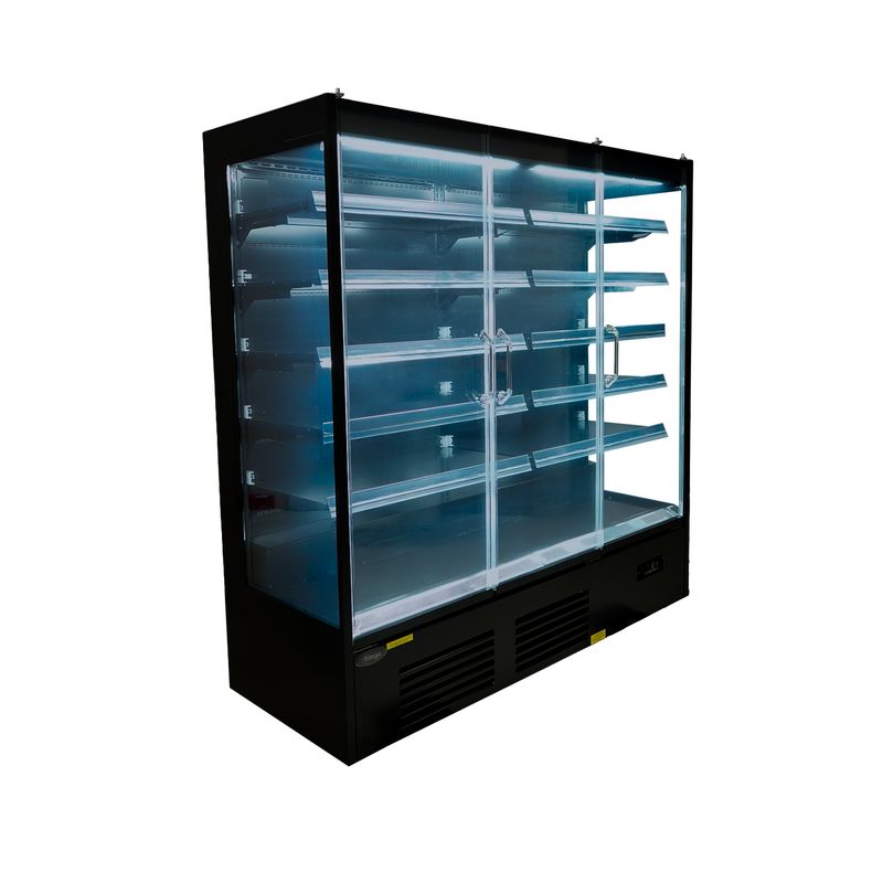 Autoservicio puertas de cristal 193.5 cm