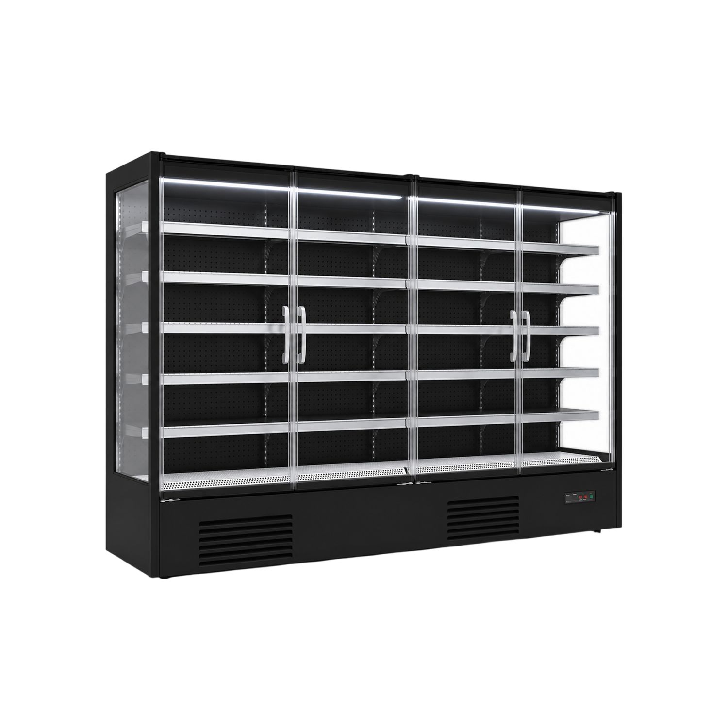 Autoservicio puertas de cristal 256 cm Autoservicio puertas de cristal 256 cm