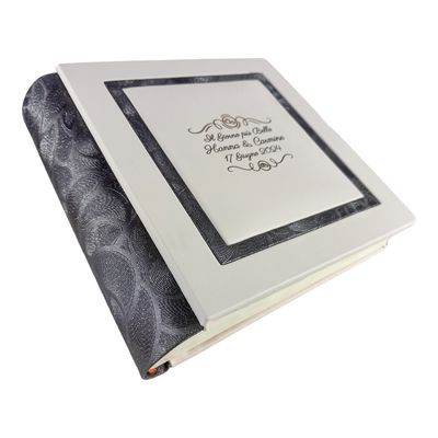 Album Fotografico - GIOVE DOUBLE - Ecopelle Lux con Profilo a contrasto (Personalizzabile)