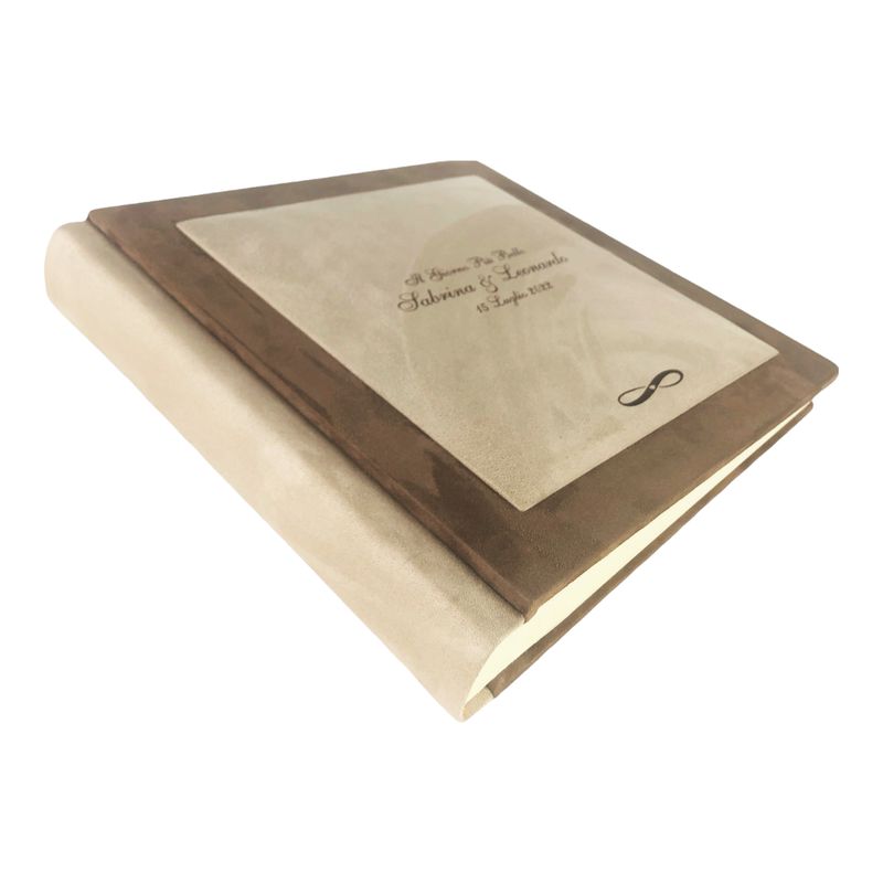 Album Fotografico - GIOVE CLASSIC - Tessuto Alcantara con cornice a contrasto (Personalizzabile)