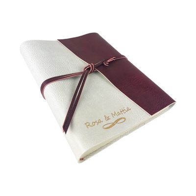 Album Fotografico - DOUBLE VINTAGE - in Ecopelle Lux, Bicolore o Monocolore (Personalizzabile)