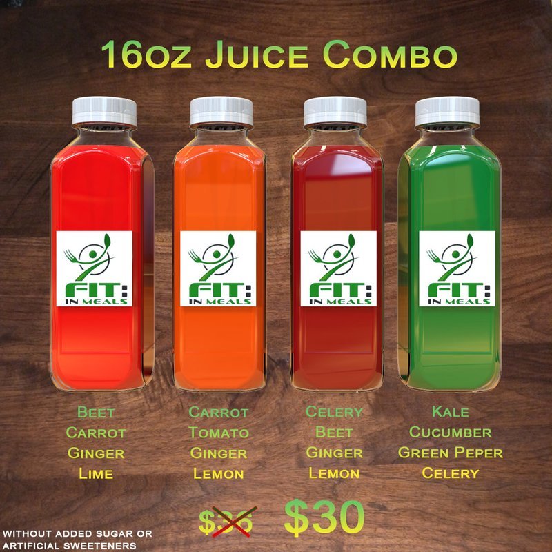 Juices Combo (16oz Each)
