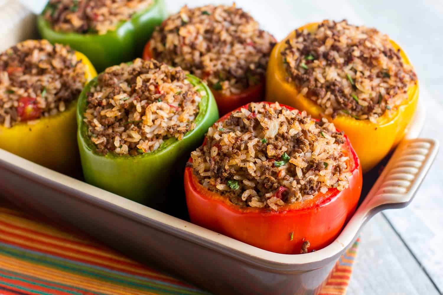 Stuffed Lean Beef Peppers
