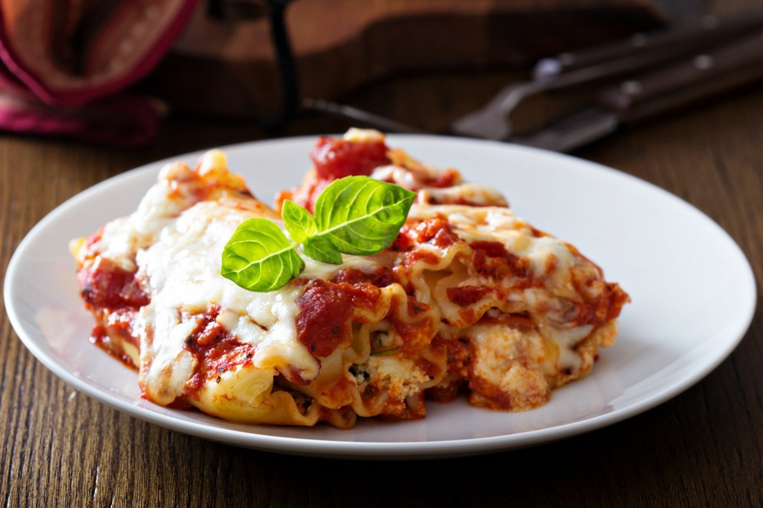 Whole Wheat Lasagna with Lean Ground Beef