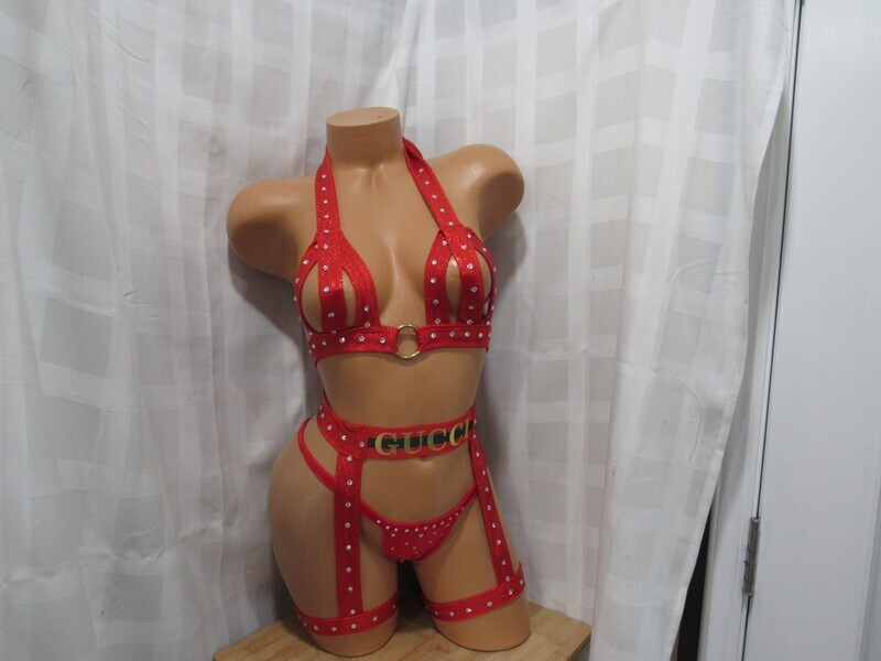 3 PCS RED  SET  DESIGN