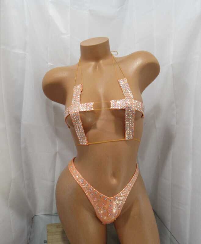 2 PCS  SET ORANGE DESIGN