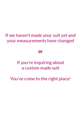 Measurements/ Custom Made