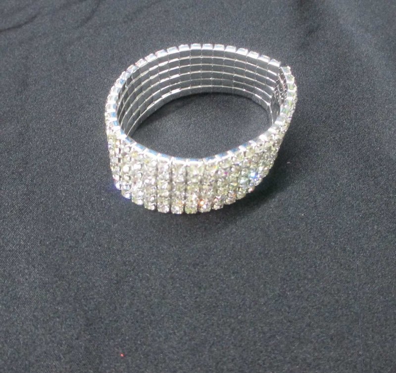 BRACELET  1PCS   Crystal 6 ROW