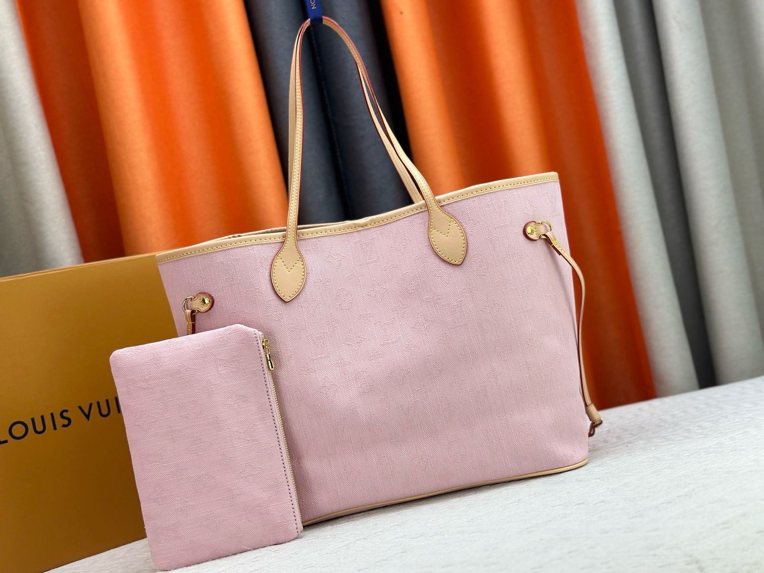 Louis Vuitton neverfull monogram women bag ODSA03