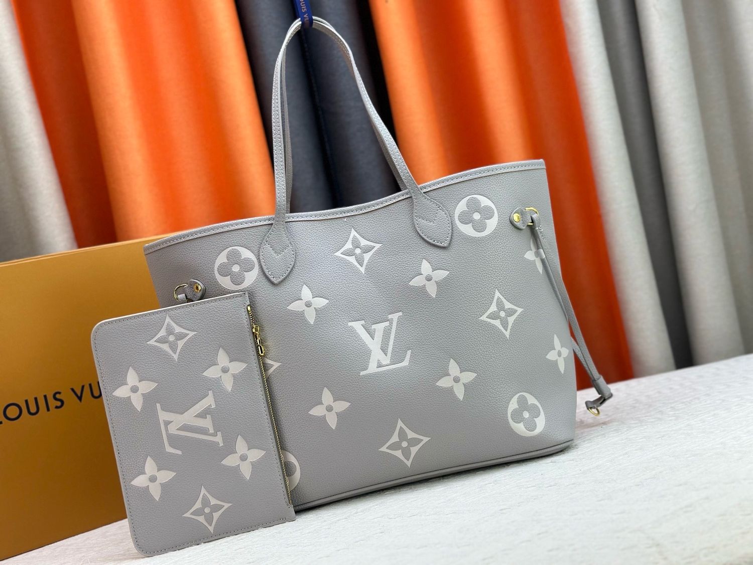 Louis Vuitton neverfull monogram women bag ODSA04