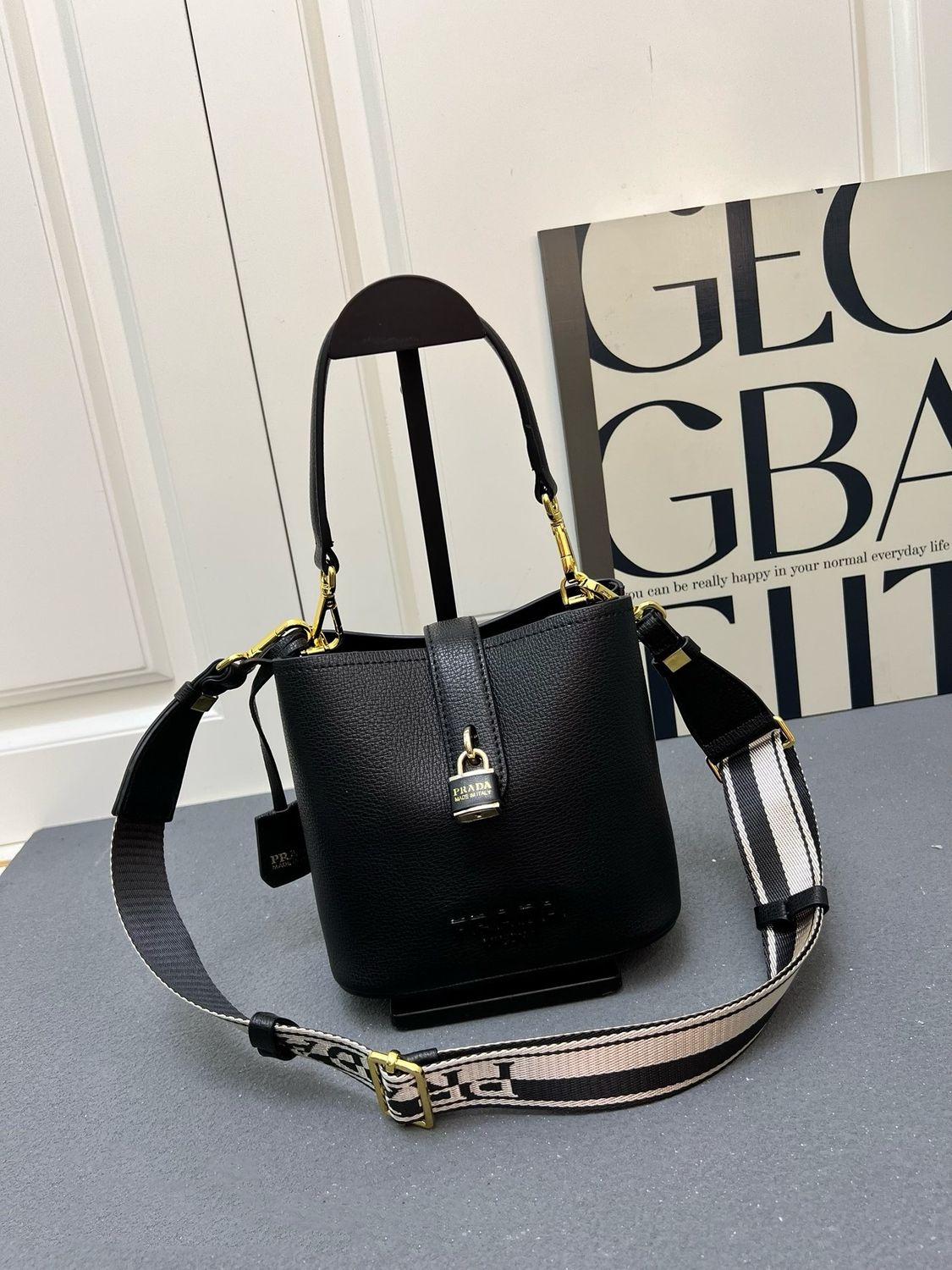 Prada double saffiano women bag PTDB05