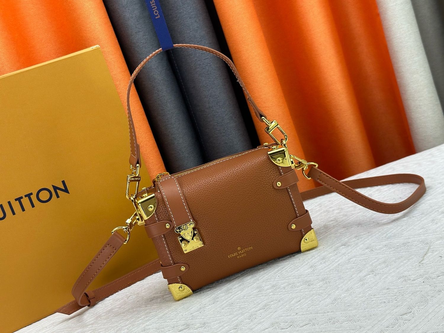 Louis Vuitton side trunk women bag ODSE04