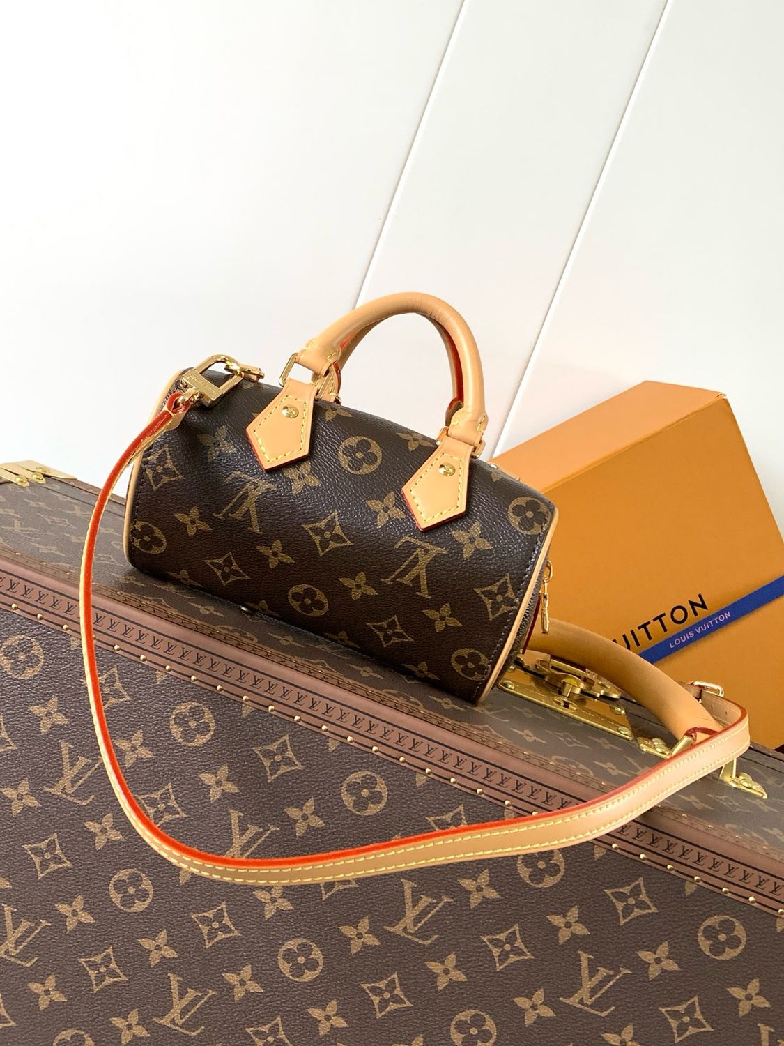 Louis Vuitton nano speedy crossbody women bag ODSG30