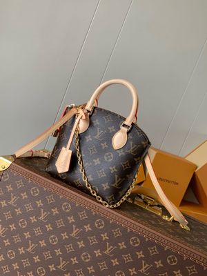 Louis Vuitton Crossbody Bag – Lockit BB ODSG96 Monogram Leather with Gold Chain