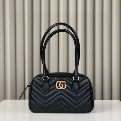 Gucci bag — GHRG22 GG Marmont Small Chevron Leather Top Handle Bag