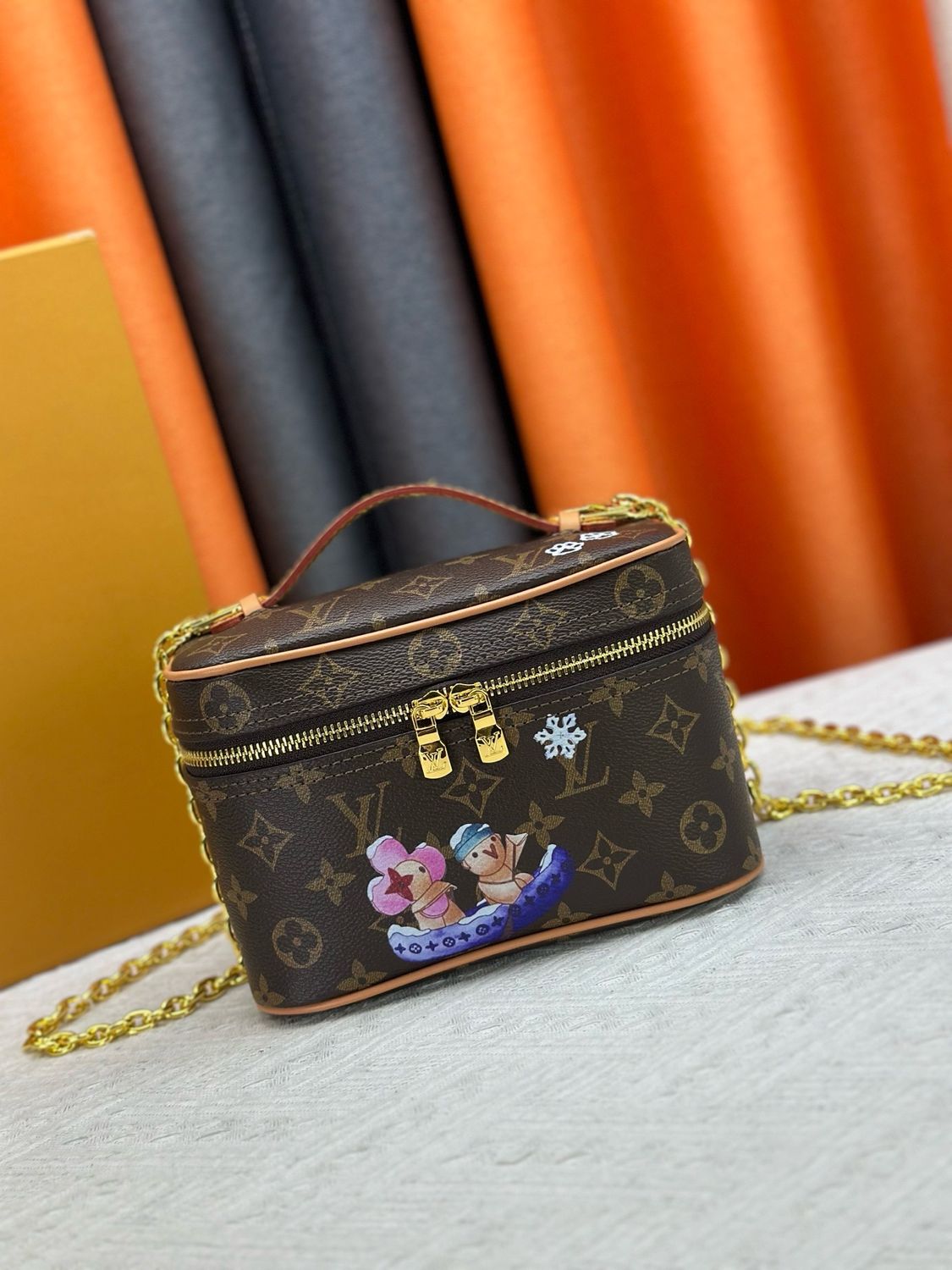 Louis Vuitton Crossbody Bag — ODSH20 Monogram Cartoon Embossed Chain Bag
