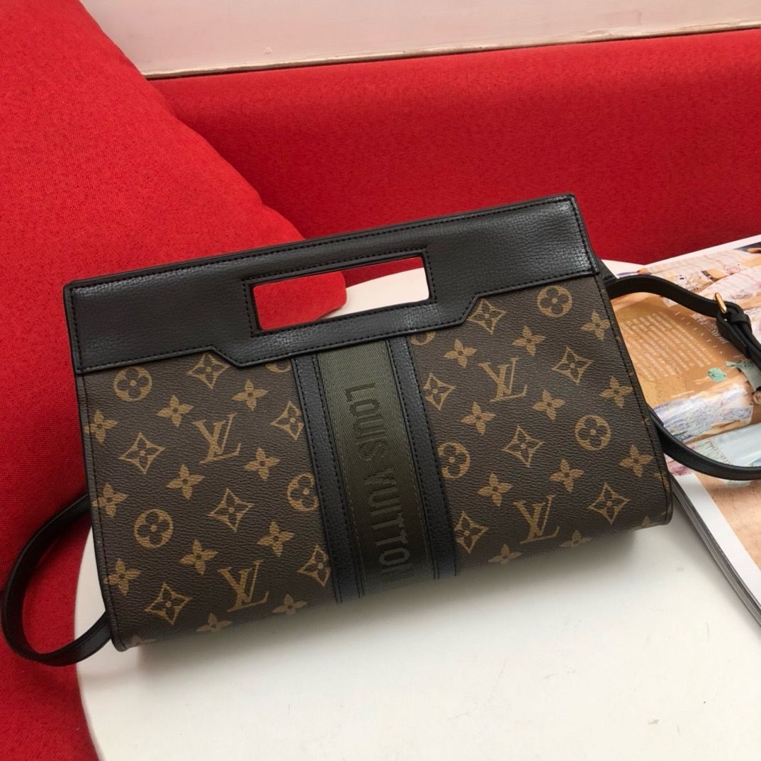Louis Vuitton Crossbody Bag — ODSH26 Dameier Ebene Monogram Handbag