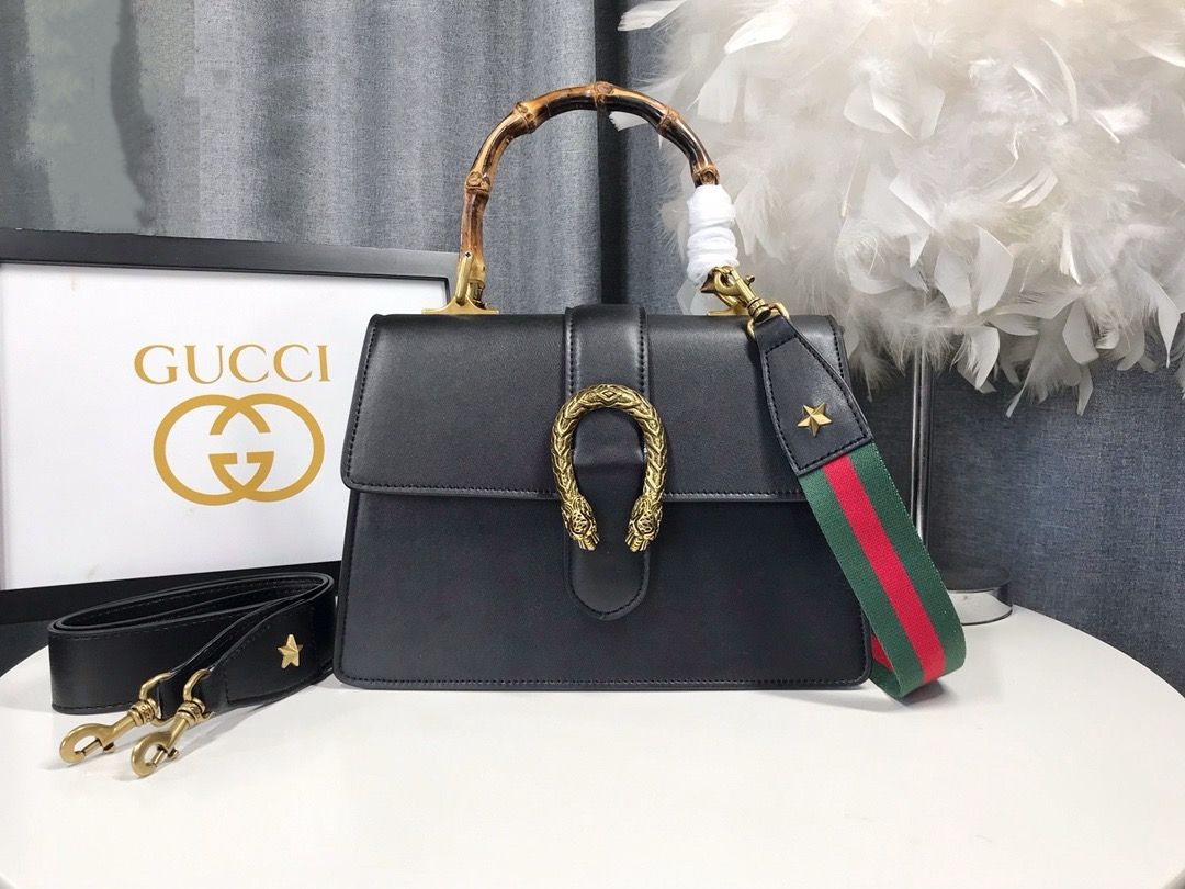 Gucci Bag — GHRH09 Bamboo Handle Handbag