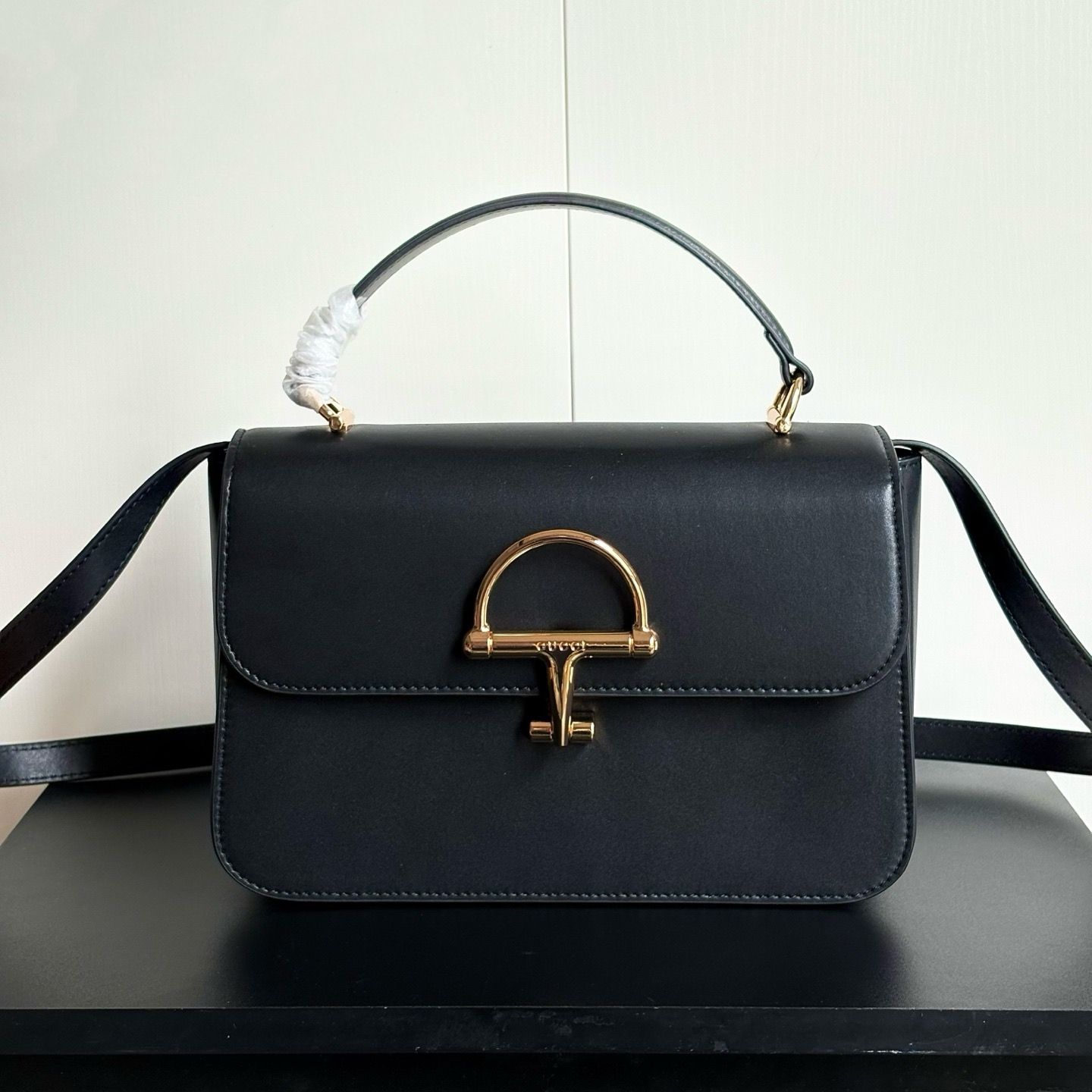 Gucci Bag — Horsebit Top Handle Shoulder Bag GHRI01