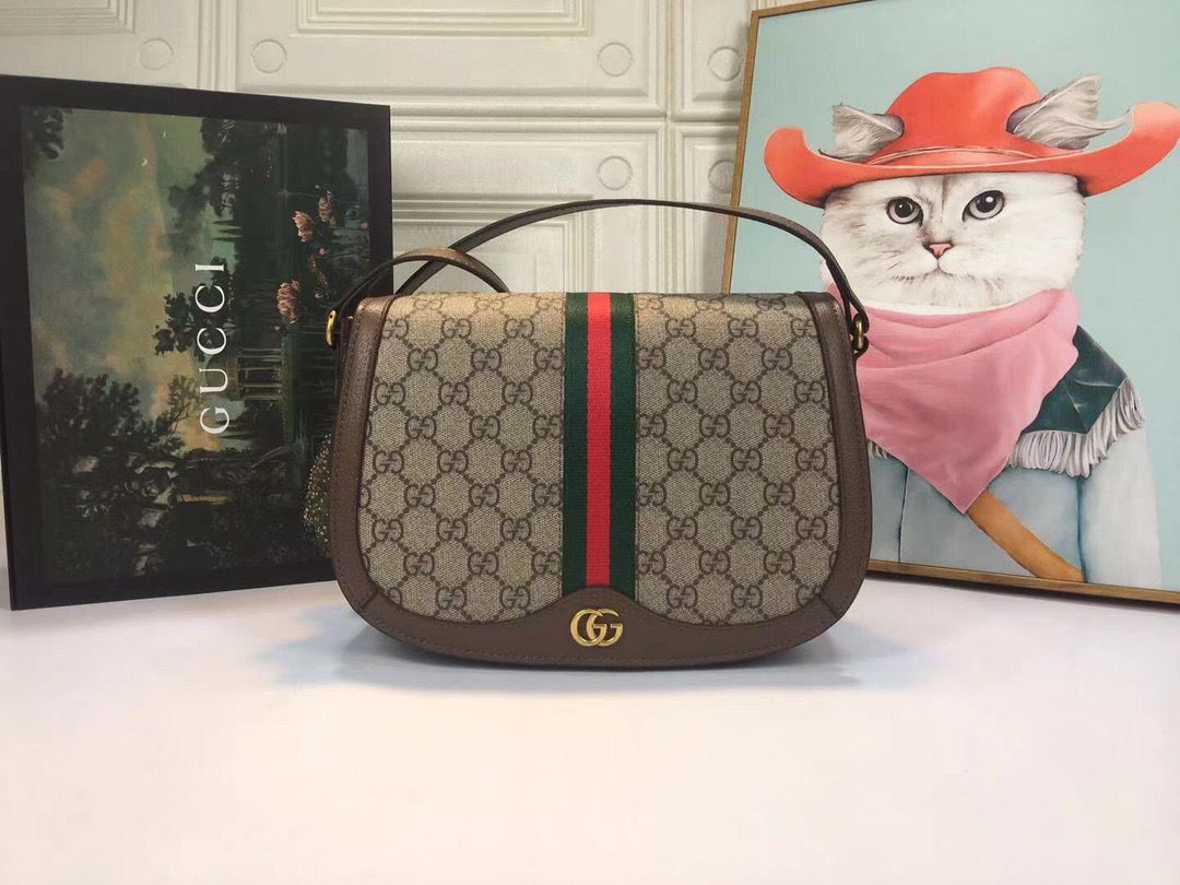 Gucci horsebit monogram crossbody bag GHSA02