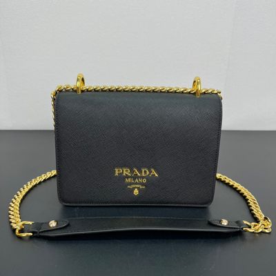 Prada cahier mini chain women shoulder bag PTED01