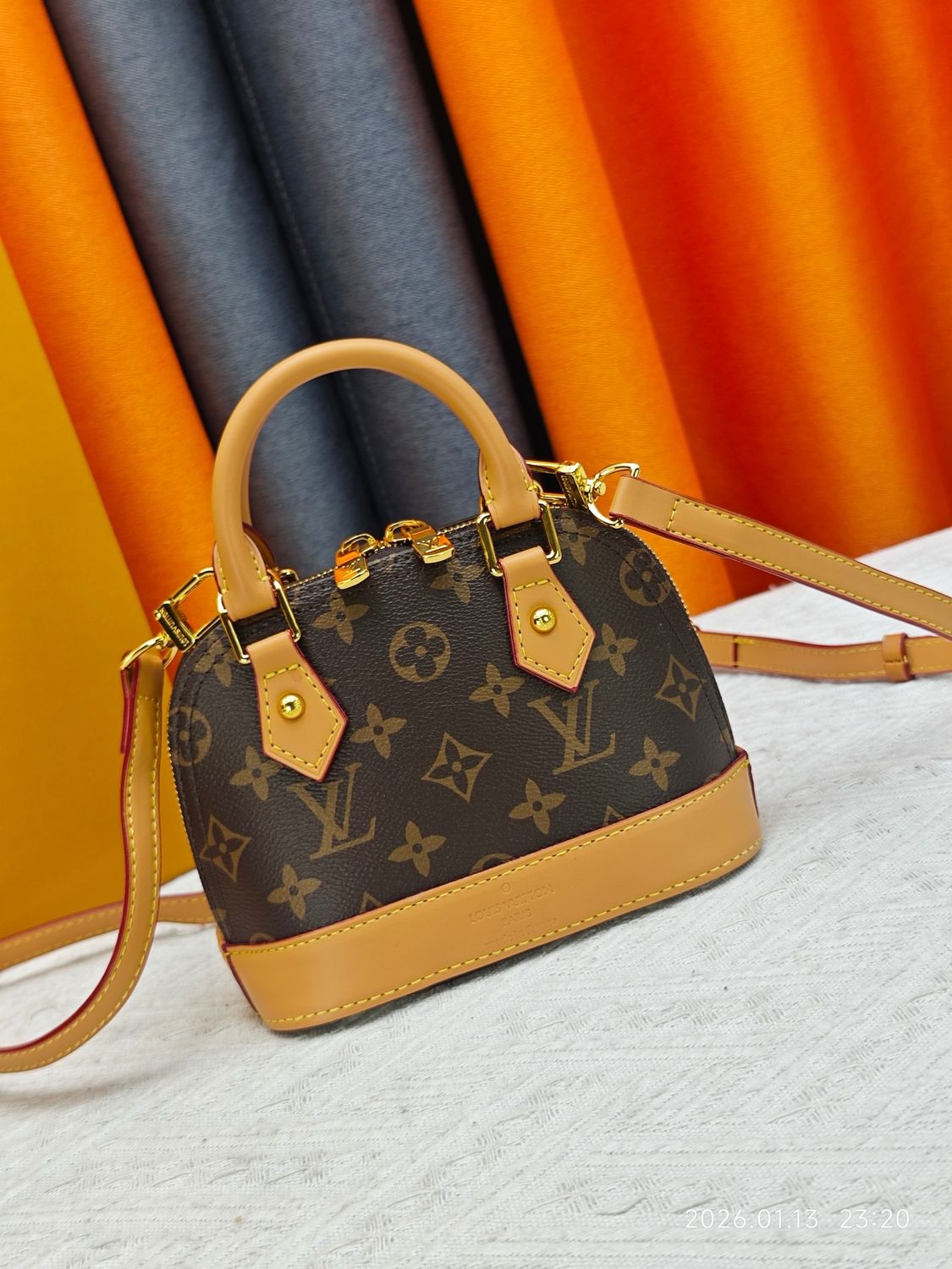 Louis Vuitton nano alma mini women crossbody bag ODTE07