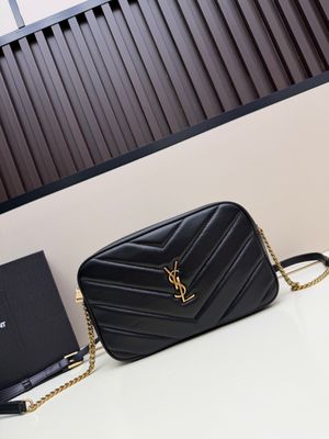 Yves Saint Laurent loulou quilted leather women shoulder bag REIE08