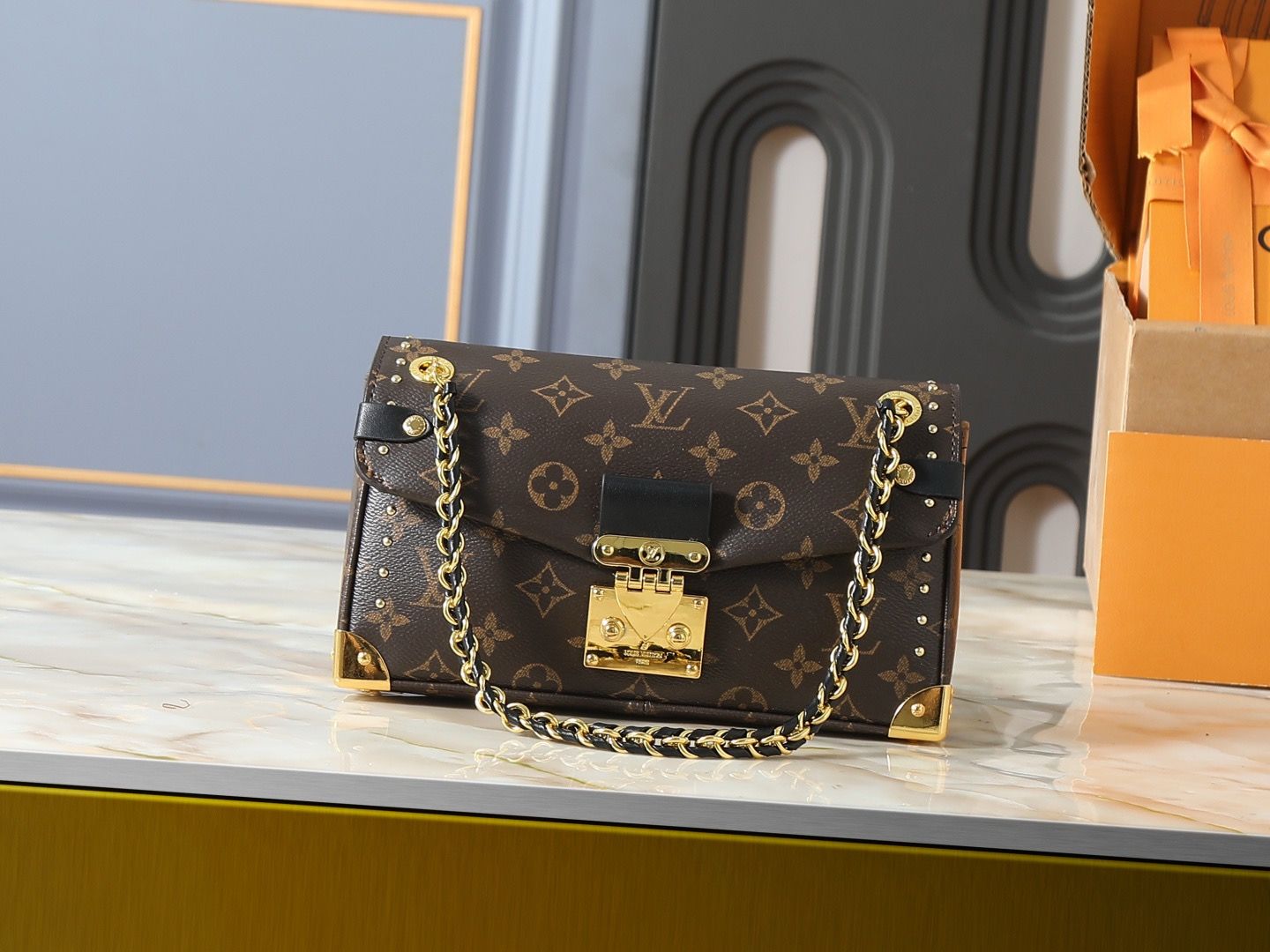 Louis Vuitton east west trunkive small women crossbody bag ODTE15