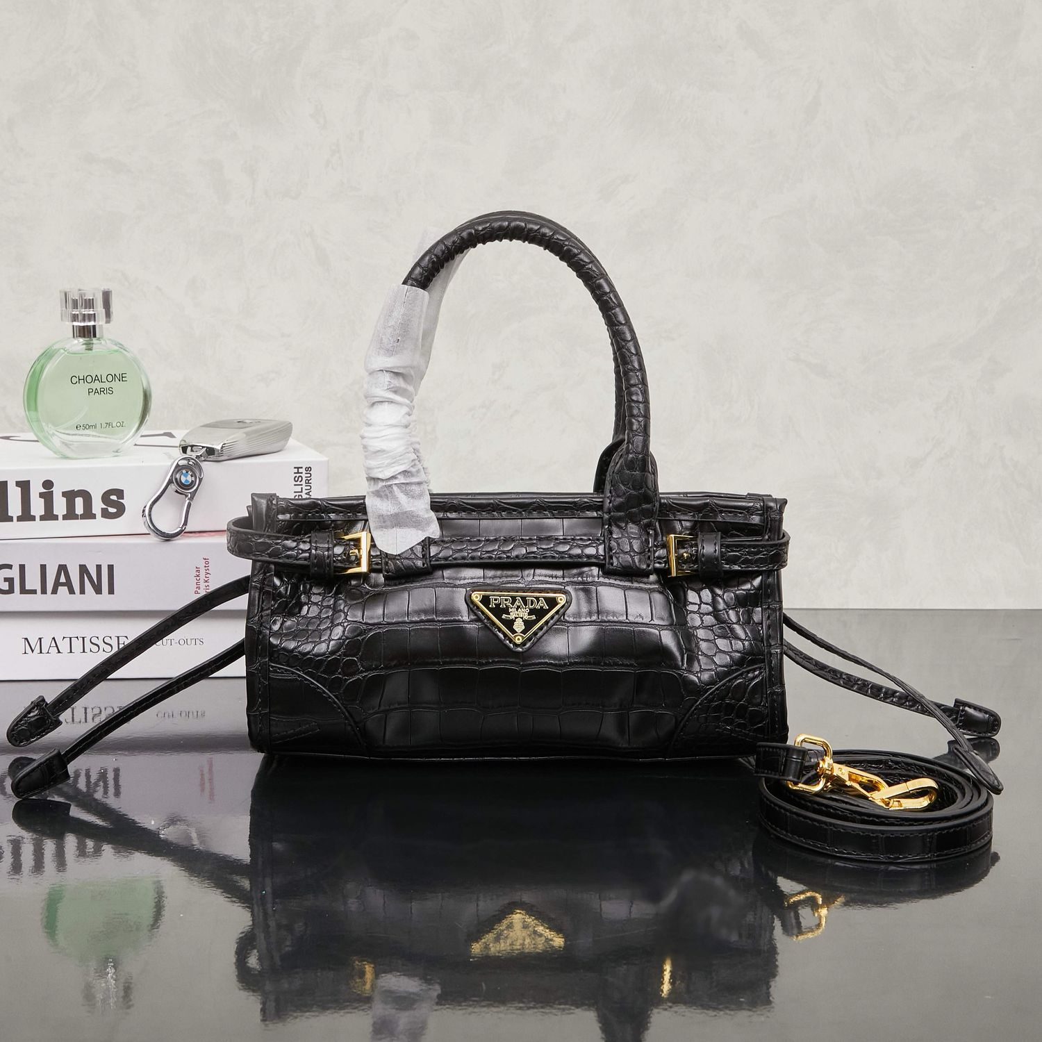 Prada bonnie small women shoulder bag PTRE16