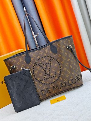 Louis Vuitton neverfull mm women shoulder bag OIBE08