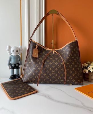 Louis Vuitton carryall mm women shoulder bag OIBE10