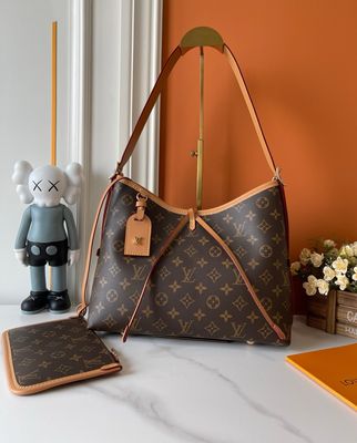 Louis Vuitton carryall small women shoulder bag OIBE11