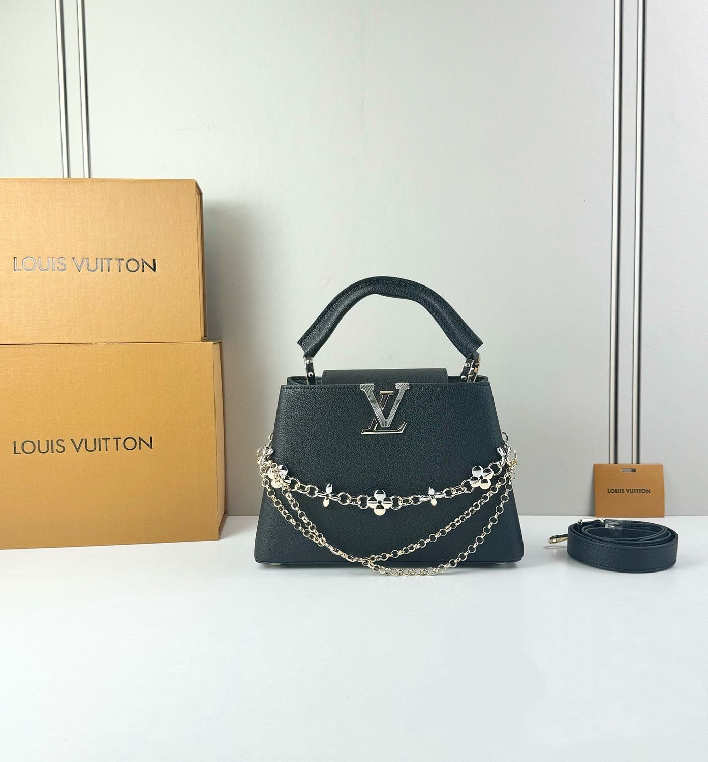 Louis Vuitton capucines women crossbody bag ODTF05