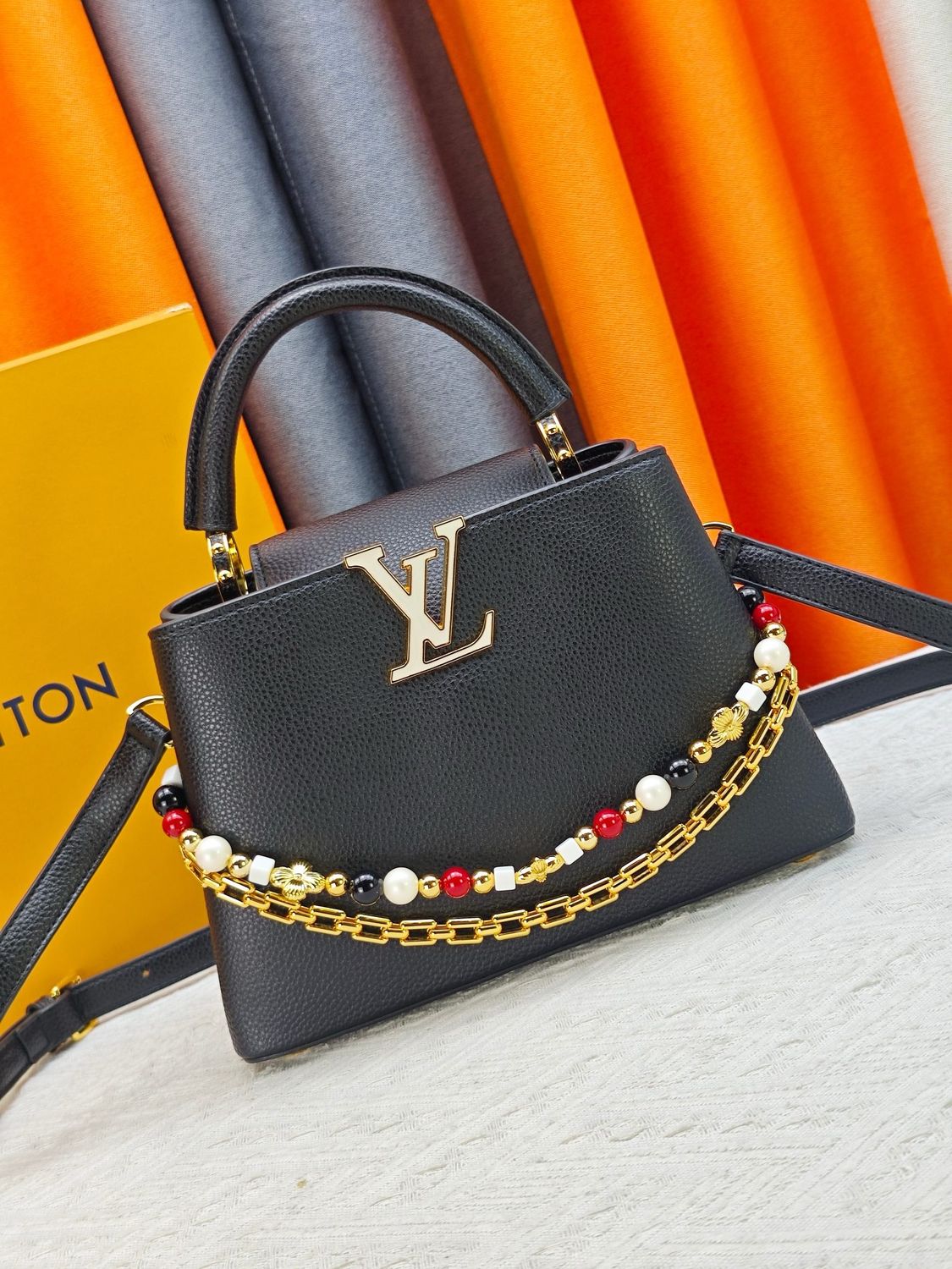 Louis Vuitton capucines bb whyknor women crossbody bag ODTF10