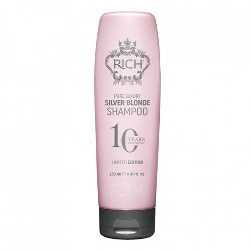 RICH PURE LUXURY SILVER BLONDE SHAMPOO geltonus atspalvius neutralizuojantis RICH PURE LUXURY SILVER BLONDE SHAMPOO geltonus atspalvius neutralizuojantis