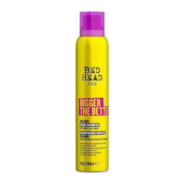 TIGI BED HEAD BIGGER THE BETTER FOAM SHAMPOO Putų šampūnas