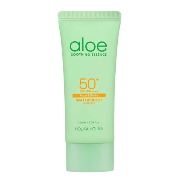 HOLIKA HOLIKA Aloe Waterproof Sun Gel apsauginis gelis nuo saulės su alavijais